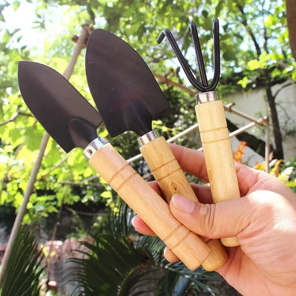 Gardening Tools Bundle - Набор из 3 мини-инструментов для садоводства:
