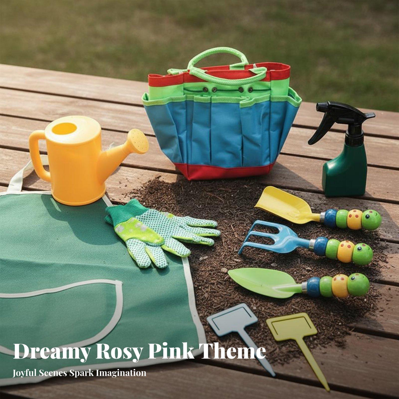 Gardening Tools For Young Children - Набор из 10 детских садовых инструментов:
