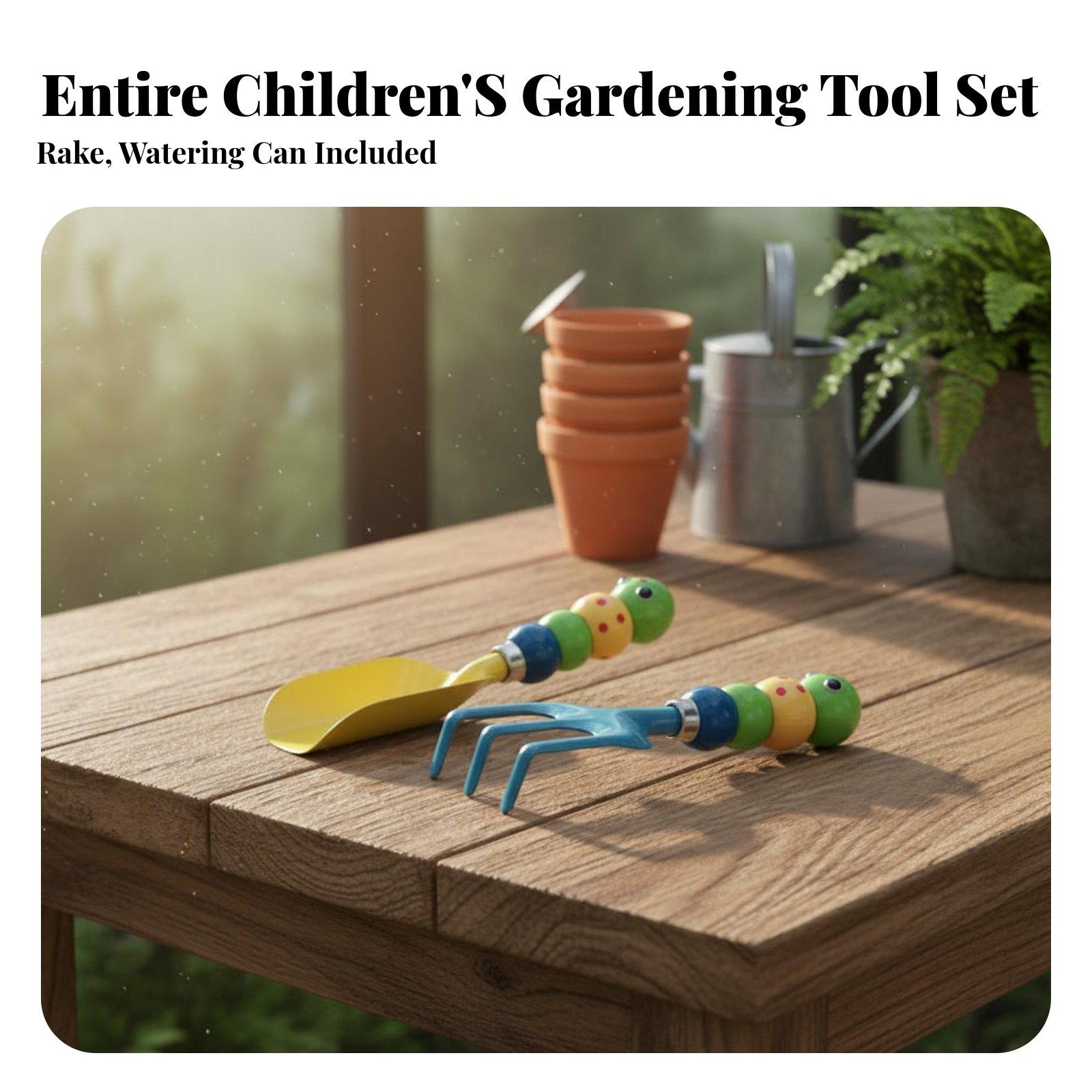 Gardening Tools For Young Children - Набор из 3 детских садовых инструментов:
