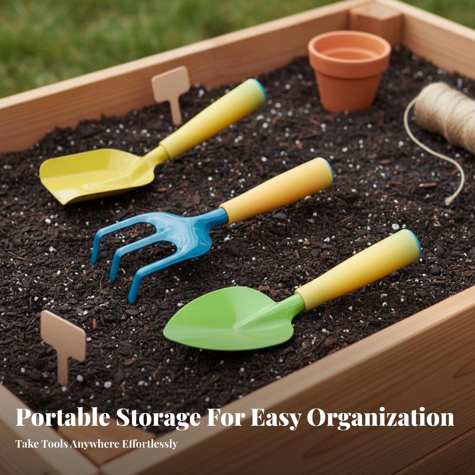 Gardening Tools For Young Children - Набор из 3 детских садовых инструментов: