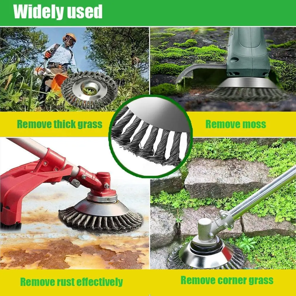 Насадка-щетка для триммера из  – обзор и цена Gardening Tools Bundle